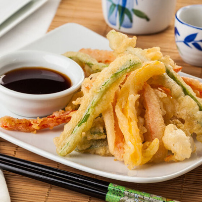 Tempura y teppanyaki