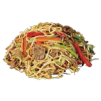 Yakisoba con ternera
